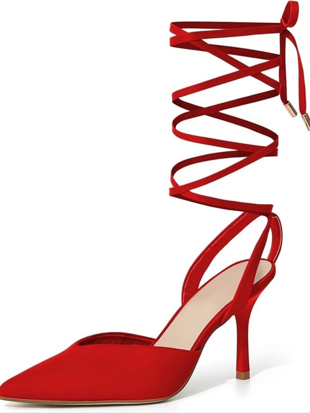(S-4618)   Mysoft Women's Wrap Heeled Sandals Strappy Sz 8 - Picture 13 of 16